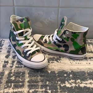 see through bape shoes